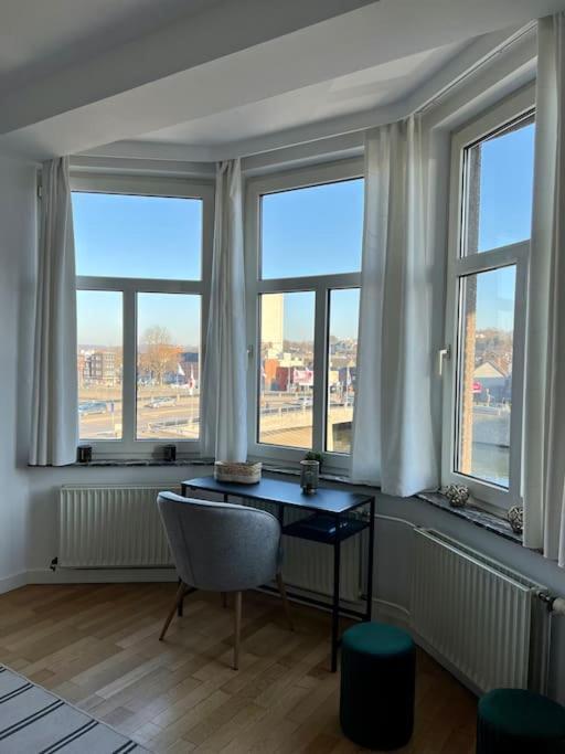 Bellevue - Grand Appartement Pour 5 Sur Les Quais De La Meuse Льеж Экстерьер фото