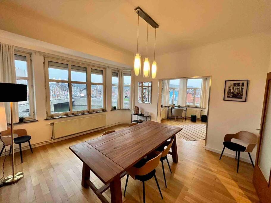 Bellevue - Grand Appartement Pour 5 Sur Les Quais De La Meuse Льеж Экстерьер фото